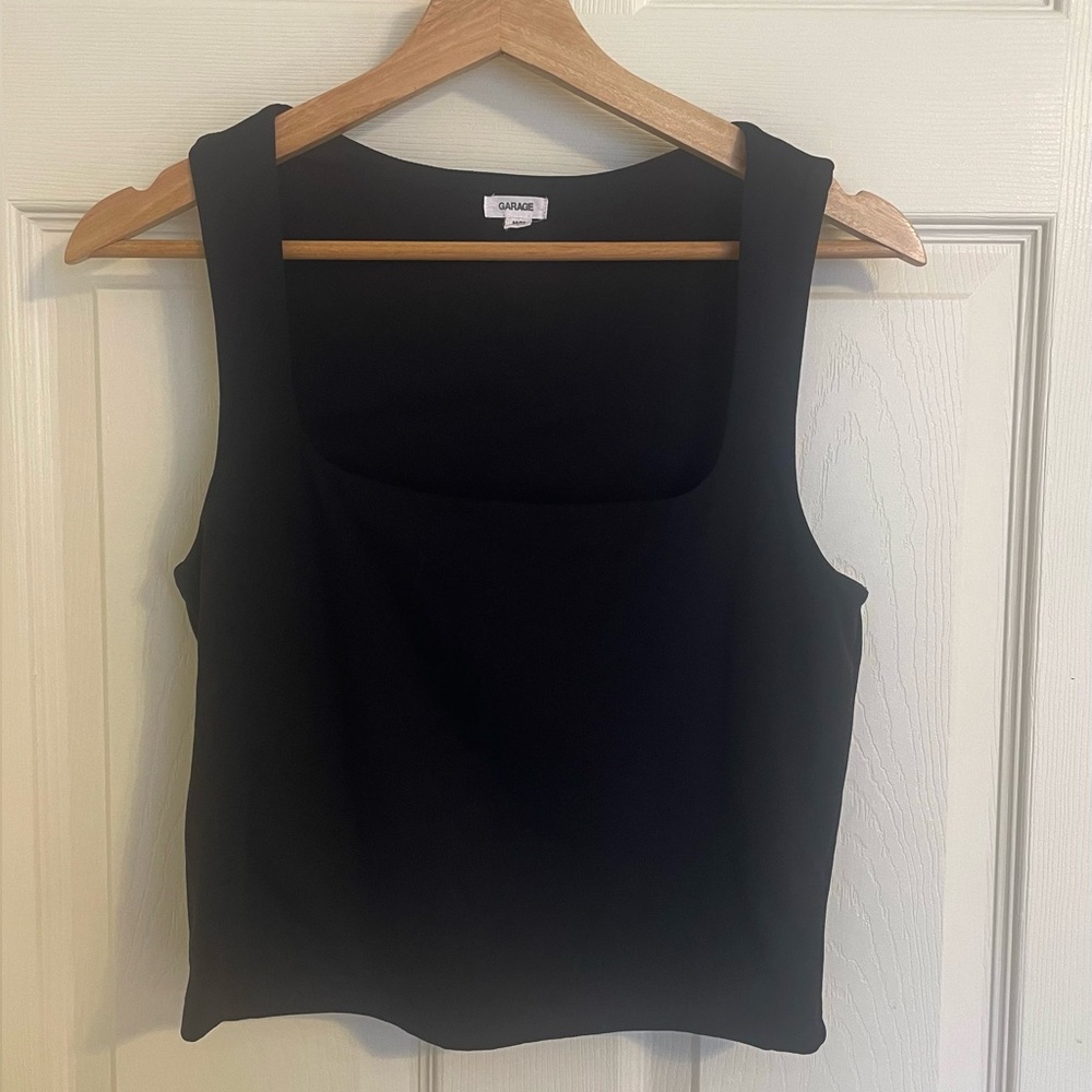 Garage Black Tank Top